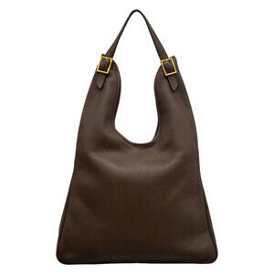 Hermes Masai Gm Dark Brown Togo Square #306872H23B